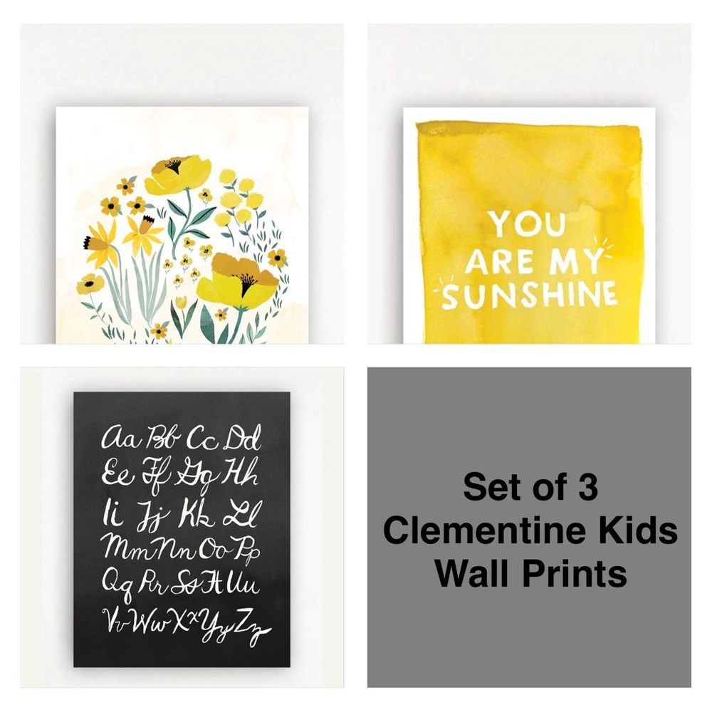 Clementine Kids 11x14 Wall Prints - Set of 3